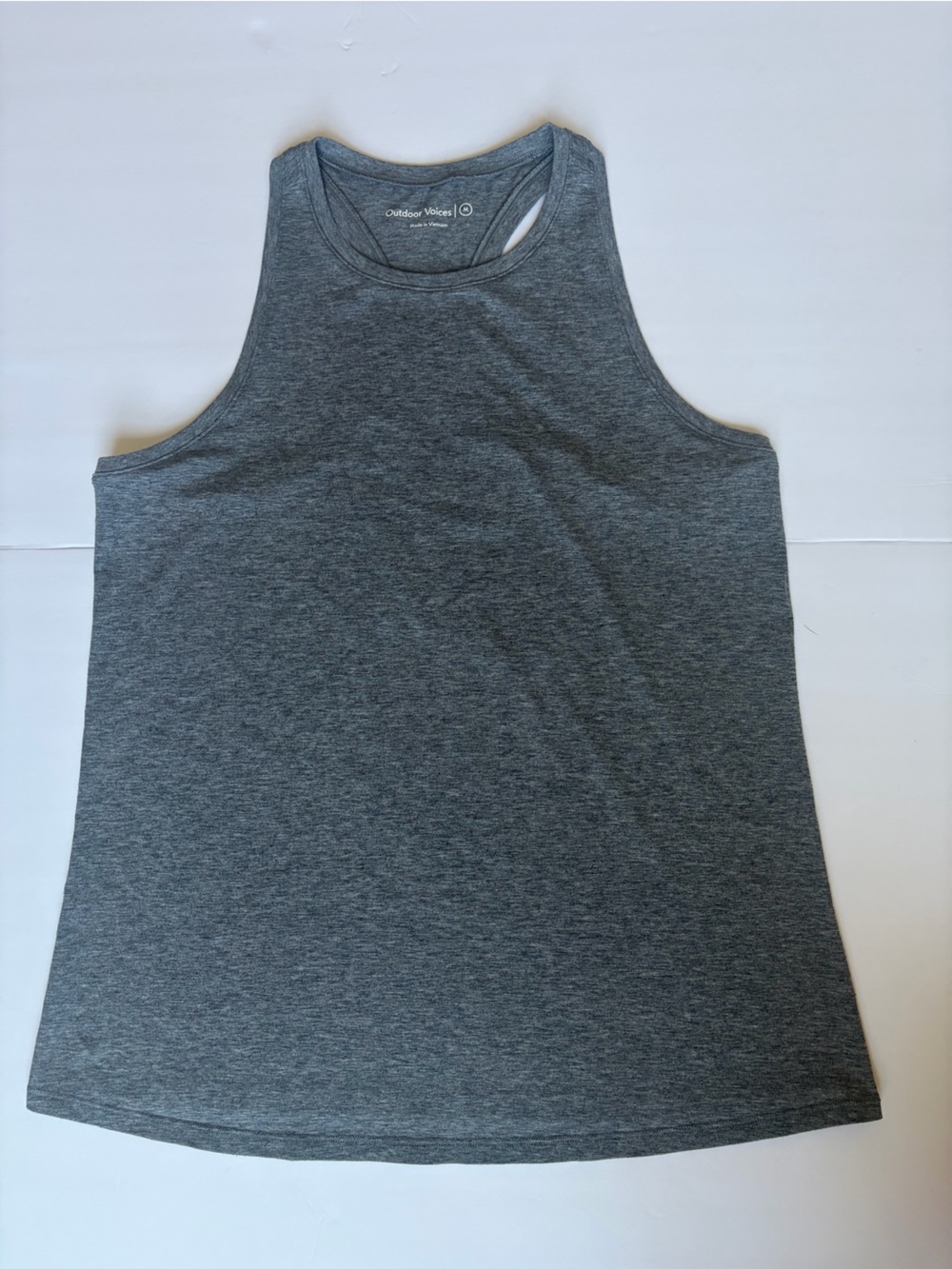Outdoor Voices Ready Set Tank Heather Gray M